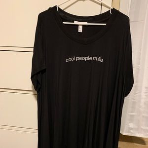 Peace love world short sleeve long shirt